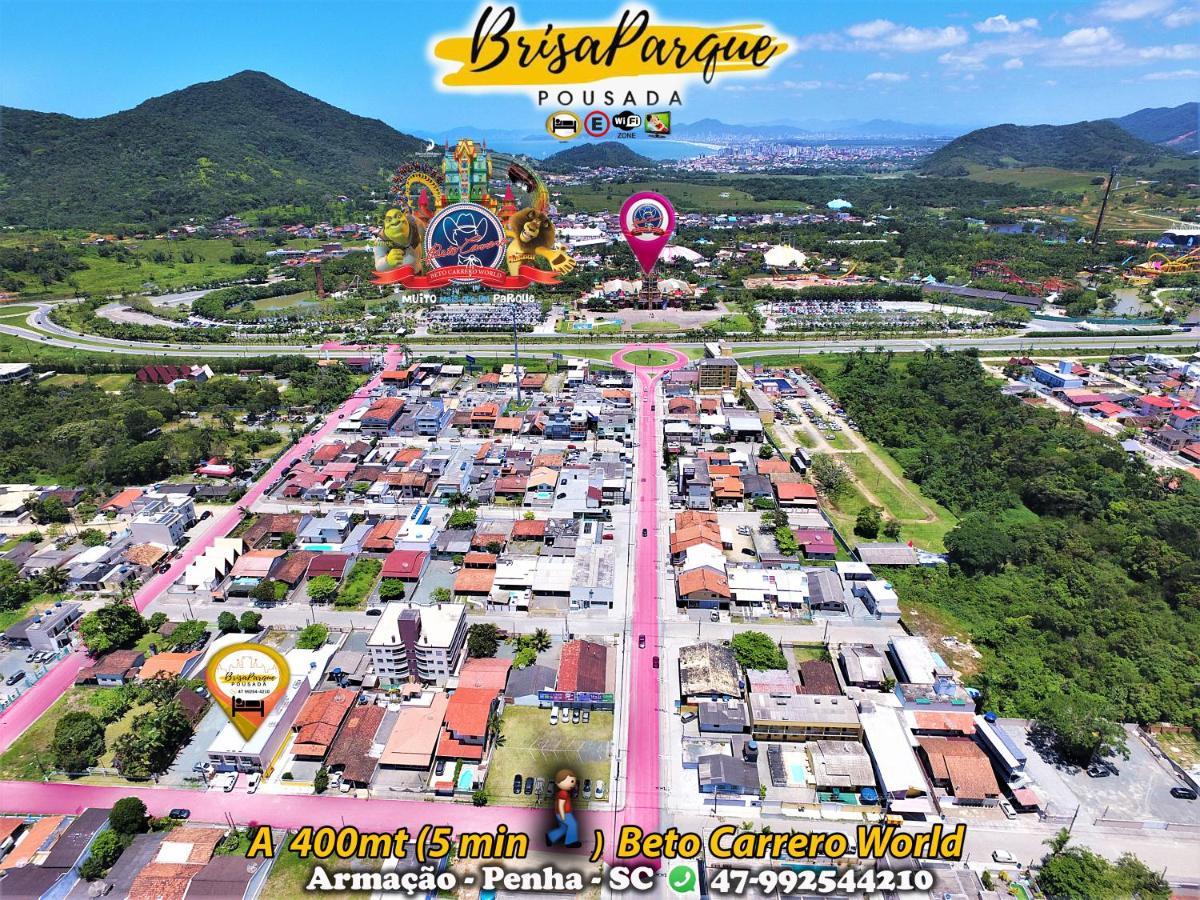 Pousada Brisa Parque - 400 Metros Do Parque Пеня Екстериор снимка